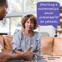 conversation about alzheimer