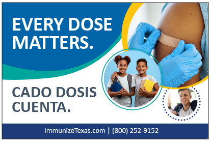 Adolescent Vaccine Reminder Post Card