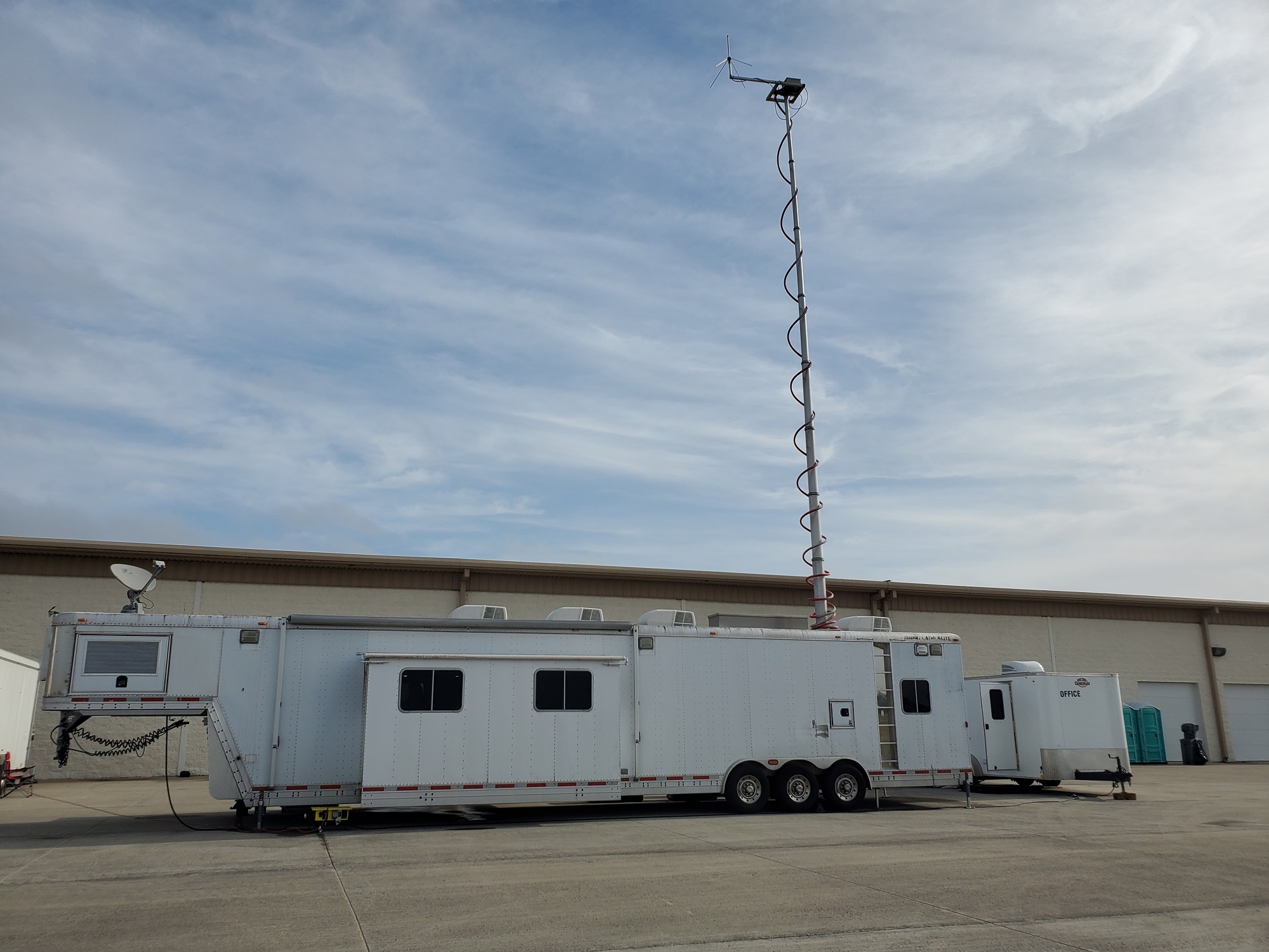 Command center used for conducting flight operations