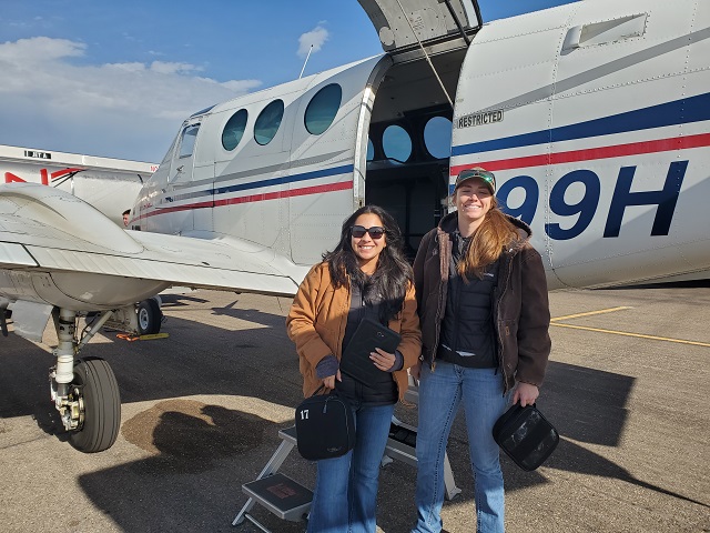 Crew returning from baiting mission