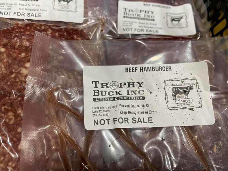 "Trophy Buck Beef packages"