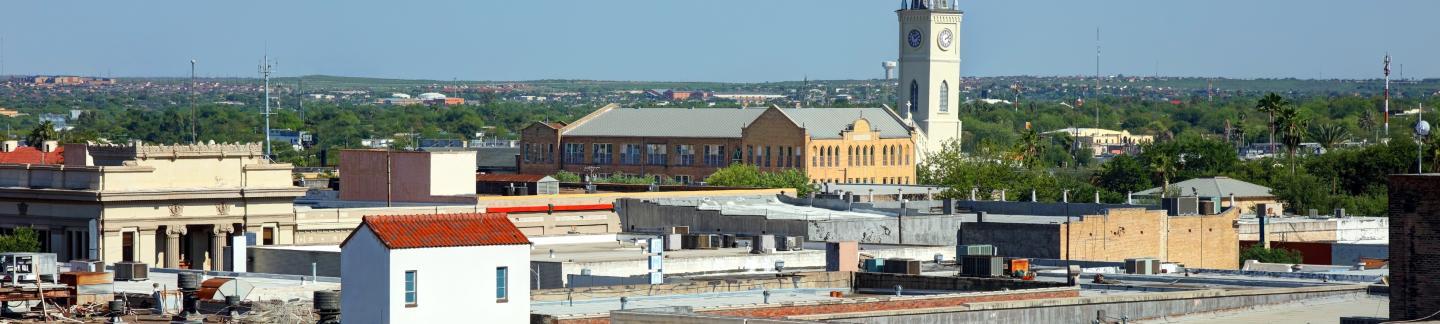 skyline of Laredo Texas